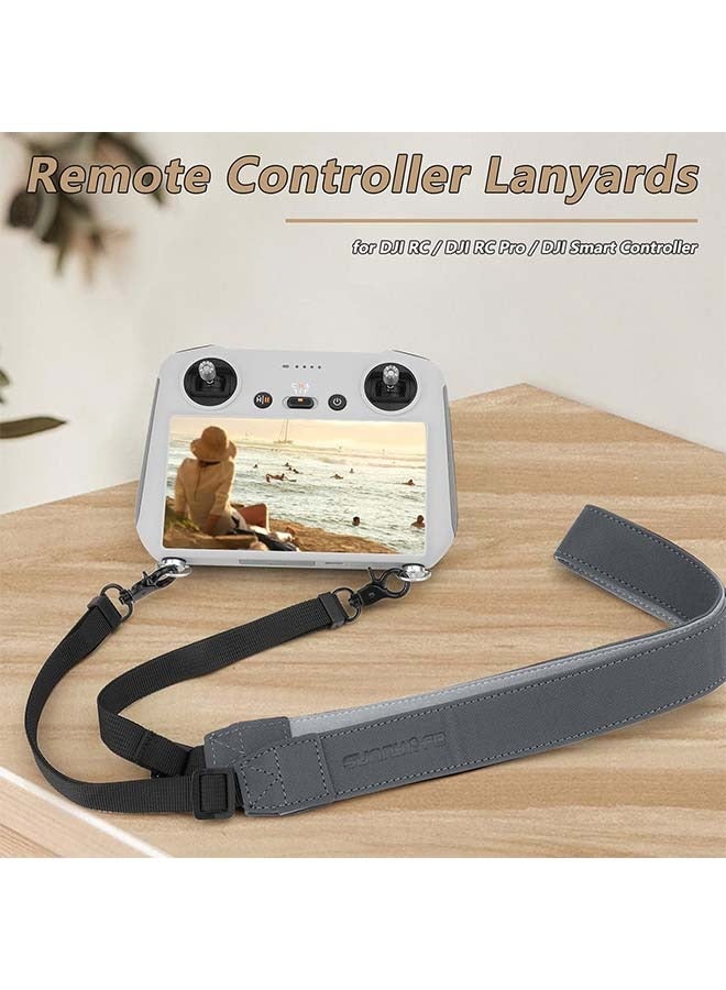 Sunnylife Controller Lanyard for DJI RC/DJI RC 2 / DJI RC Pro Controller, Leather Lanyard Neck Strap for DJI Mini 4 Pro/Mini 3 Pro/Mini 3 / Mavic 3 / Air 3 Accessories, Adjustable Length  - Image 3