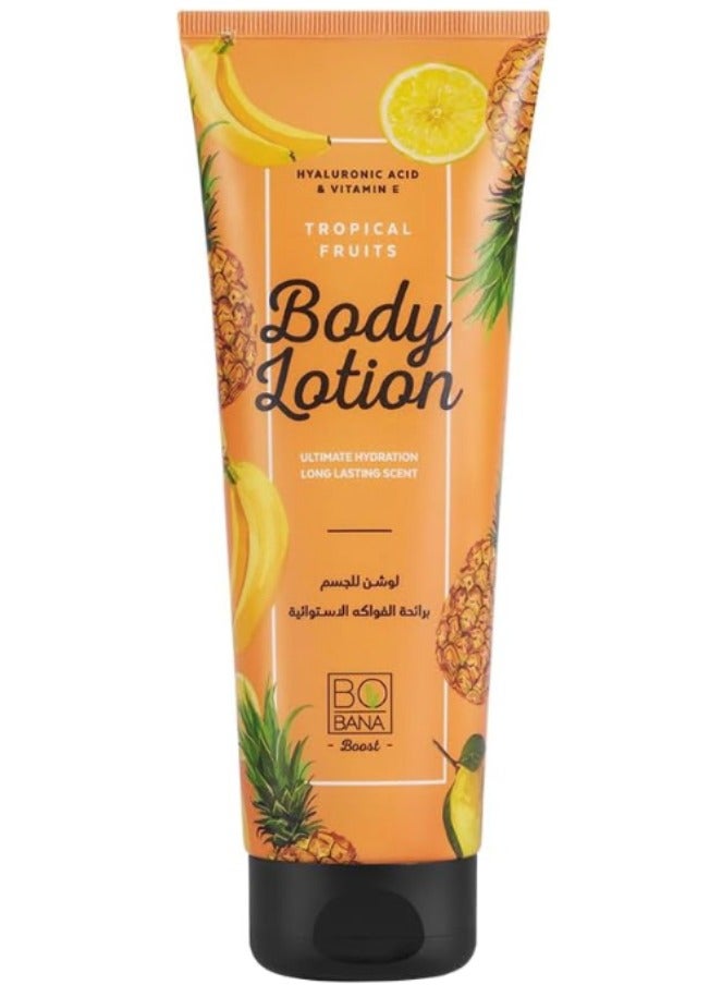 بوبانا لوشن بوبانا للجسم بالفواكه الاستوائية - مرطب ومنعش (240 مل) - Image 1