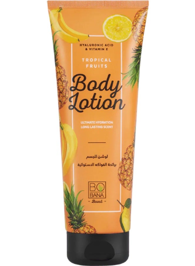 بوبانا لوشن بوبانا للجسم بالفواكه الاستوائية - مرطب ومنعش (240 مل) - Image 2