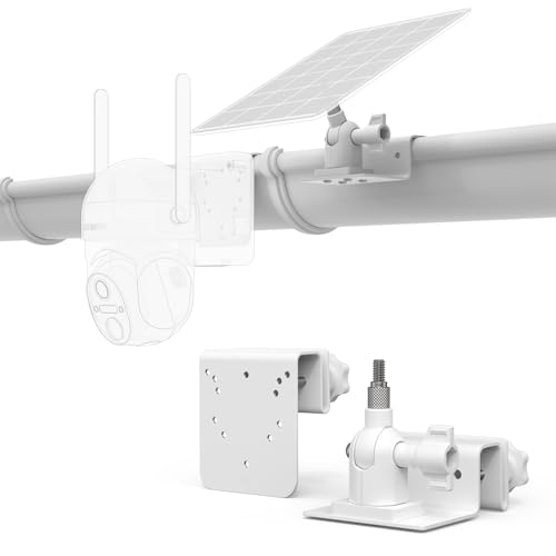 HOLACA Gutter Mount Bracket Kit Compatible with SEHMUA 2K Solar Security Cameras Wireless Outdoor RBXS40S44S45SD22 and SEHMUA Solar Panel - Image 3