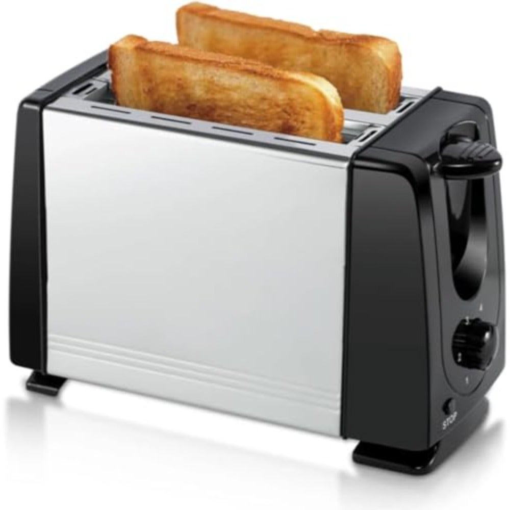 Upgrade your modern kitchen with this powerful 2 Slice Bread Toaster 1000W, designed for fast, even, and consistent toasting every time. Built with premium stainless steel body