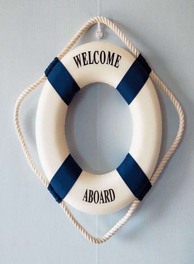 Wixine 2Pcs Fashion Mediterranean Family Adorment Life Buoy Crafts Living Room Decoration Nautical Home Decor - Image 3