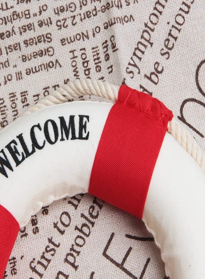 Wixine 2Pcs Fashion Mediterranean Family Adorment Life Buoy Crafts Living Room Decoration Nautical Home Decor - Image 4