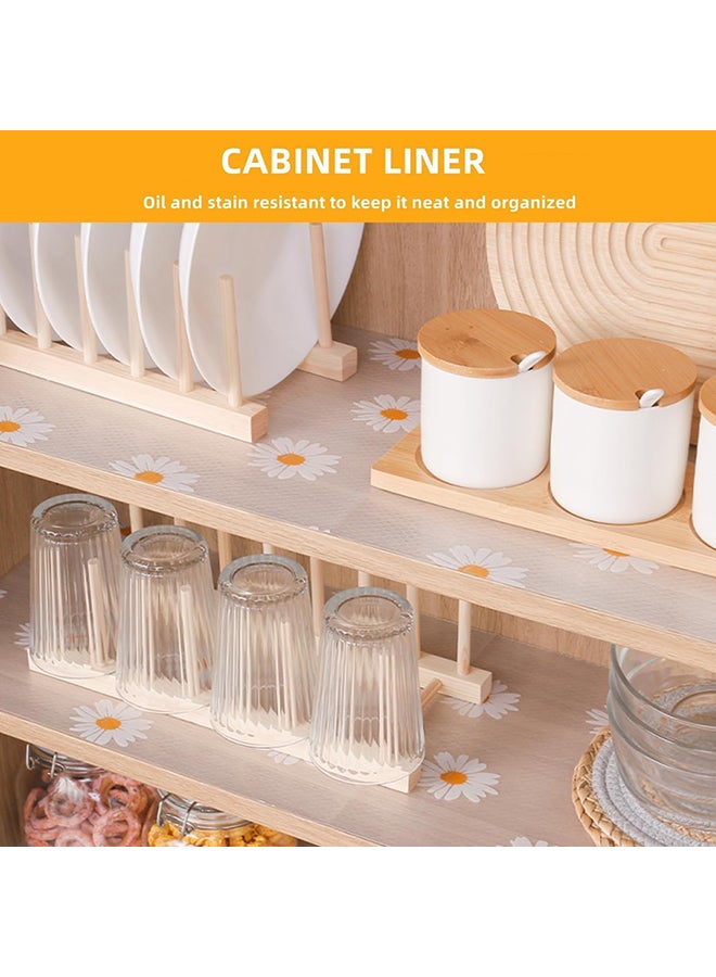 O Ozone Shelf Liner for Kitchen Cabinets,(2 Rolls 45cm x 2m)  Non-Adhesive Drawer Liners, Waterproof Non-Slip EVA Mats Thickened Cabinet Liners for Shelves, Refrigerator, Cupboard, Desk  - Image 4