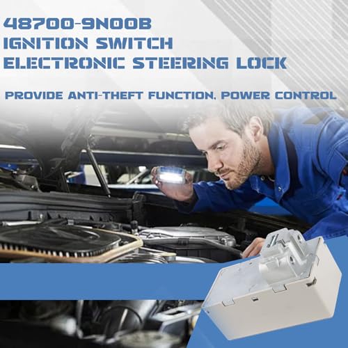 cycwer Ignition Switch Electronic Steering Lock 48708-9N00A for Altima 370Z GT-R Maxima 3.5L 2.5L 3.7L 3.8L Replaces 48700-JF00C, 48708-9N00A - Image 5