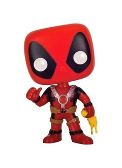 NIBEMINENT Marvel Thumbs Up Deadpool With Rubber Chicken Walgreens Bobblehead 7492  - Image 1