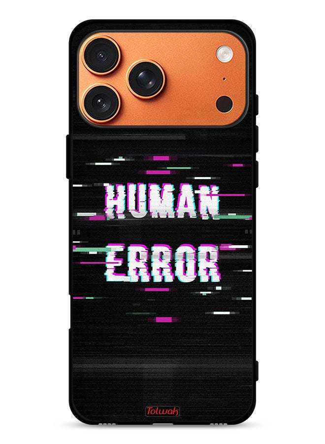 Tolwak Apple iPhone 17 Pro Max Protective Case Cover Human Error - Image 1