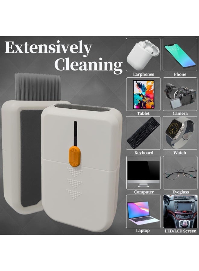 مجموعة تنظيف لوحة مفاتيح ألعاب الكمبيوتر المحمول، ملحقات لأجهزة iPhone وiPad وMacBook Pro، بخاخ تنظيف شاشة الهاتف والكمبيوتر 11 في 1، قلم تنظيف سماعات الأذن AirPods، هدايا مكتبية للرجال - Image 2