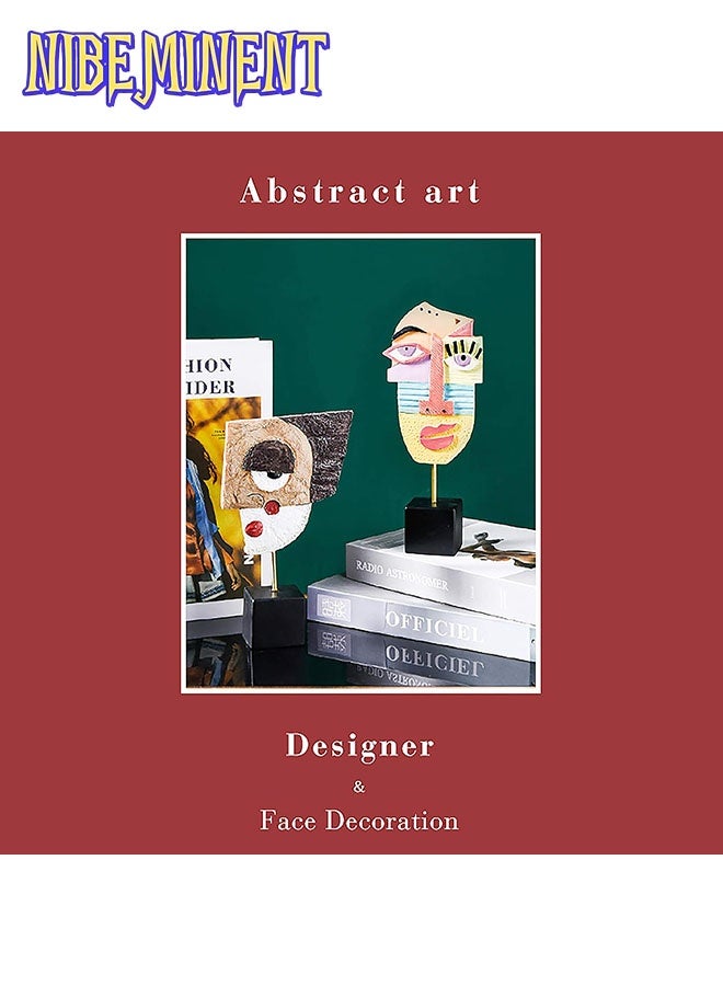 NIBEMINENT Handcrafted Statues Resin Abstract Sculpture for Home Decor Modern,Book Shelf TV Stand Decor,living Room Decor,Dining Room Table,Bedroom, Office Desktop, Cabinets Decorative Ornaments - Image 5