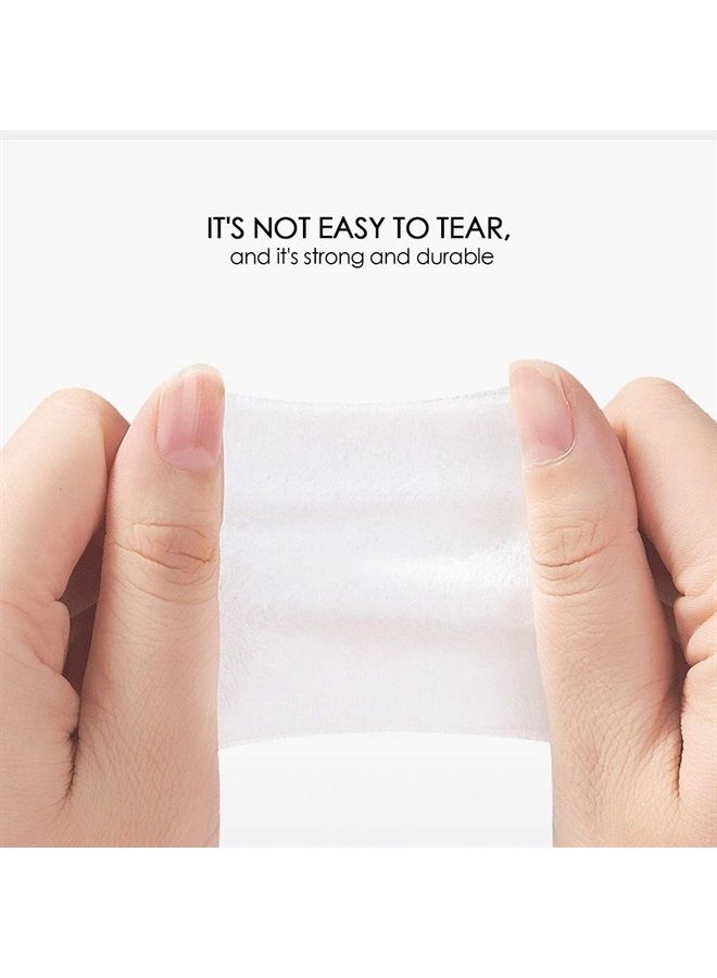 TinLeJa 1000PCS Ultra Thin Makeup Remover Cotton Pads Perfect for Face Lips Eyes Nails Polish Makeup Remover Cleansing & Daily Skin Care, Square, Lint-Free - Image 5