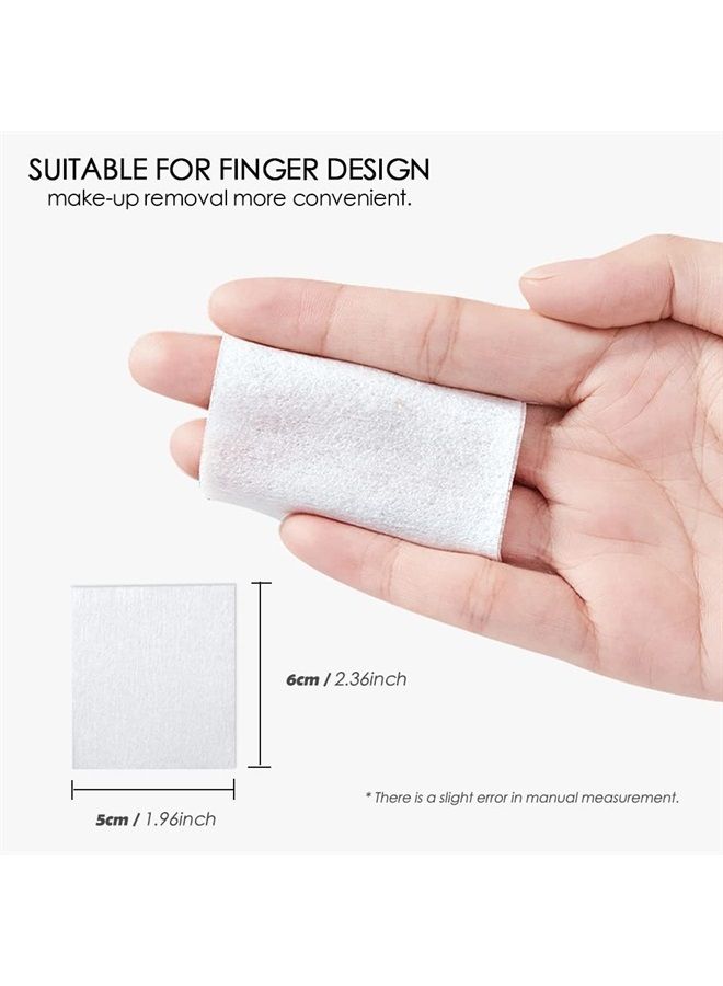 TinLeJa 1000PCS Ultra Thin Makeup Remover Cotton Pads Perfect for Face Lips Eyes Nails Polish Makeup Remover Cleansing & Daily Skin Care, Square, Lint-Free - Image 3