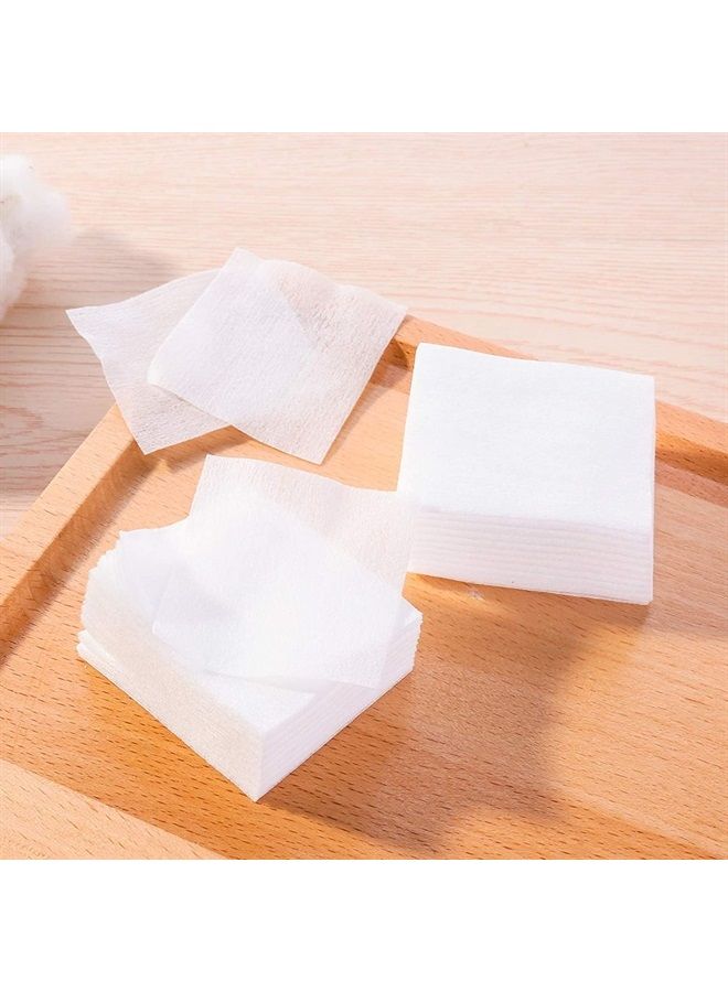 TinLeJa 1000PCS Ultra Thin Makeup Remover Cotton Pads Perfect for Face Lips Eyes Nails Polish Makeup Remover Cleansing & Daily Skin Care, Square, Lint-Free - Image 4