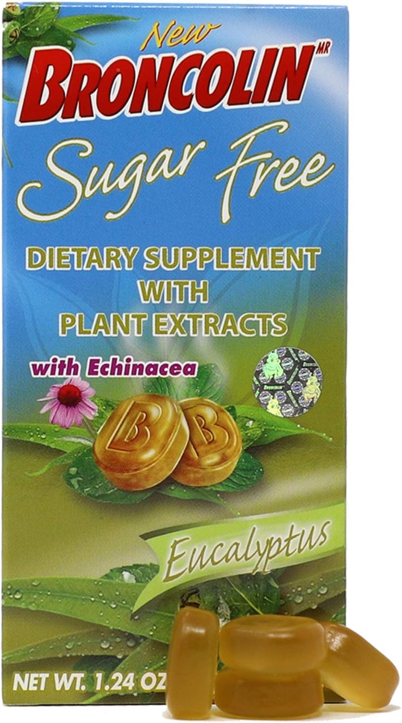 Broncolin Sugar Free Drops with Echinacea Plant Extracts Eucalyptus 2Pack 16 Drops per Box 2 Boxes - Image 2