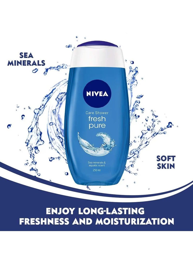 Nivea Shower Gel Sea Salts & Fresh Fragrance 250ml - Image 2