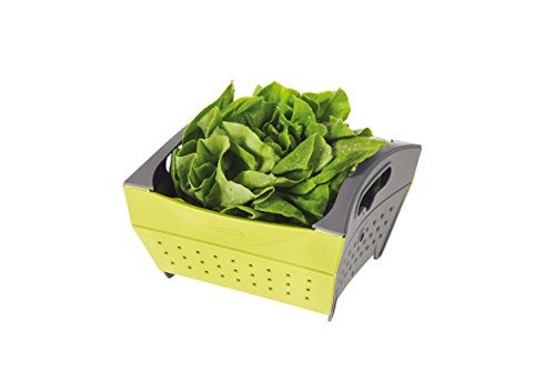 Fozzils Snapfold 3 qt. -Green Colander, 3 quart - Image 4