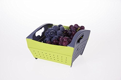 Fozzils Snapfold 3 qt. -Green Colander, 3 quart - Image 5