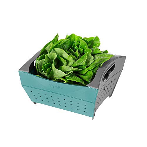 Fozzils Snapfold 3 qt. -Green Colander, 3 quart - Image 1