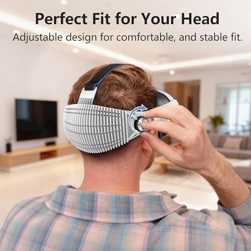 APEXINNO A3 Ultra-Light Head Strap for Meta Quest 3/Quest 3S Accessories,3.17oz Adjustable Comfort Strap,Most Comfortable for Lying Down - Image 4