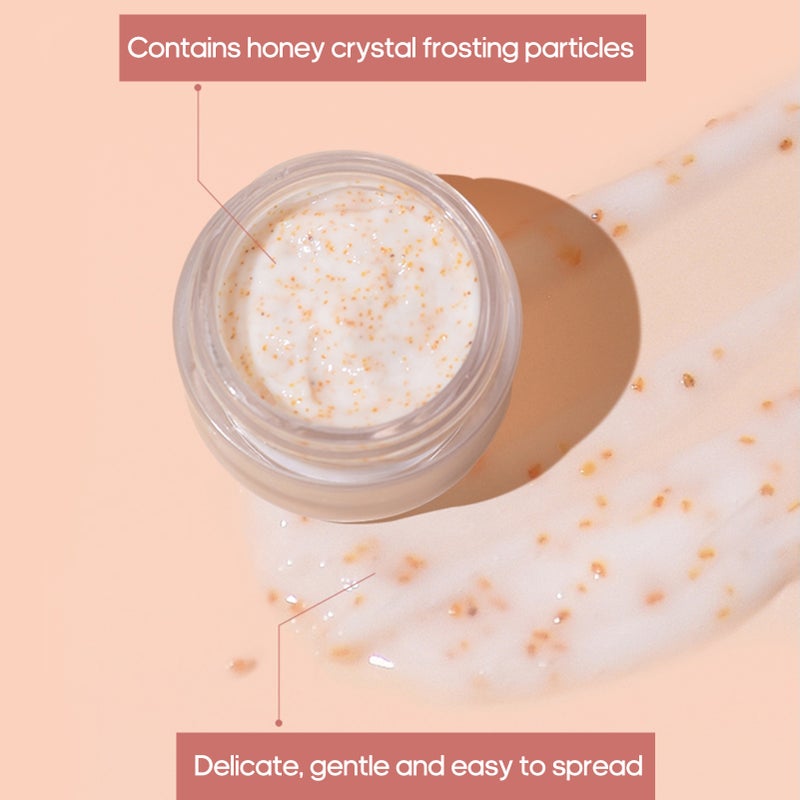GOGO TALES 15g Honeypot Nourishment Lip Scrub Refreshing Mint Scent Gentle Moisturizing Lip Care Lip Mask - Image 5