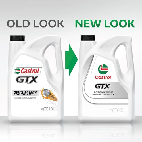 Castrol GTX Ultraclean 5W-30 Synthetic Blend Motor Oil, 5 Quarts - Image 2