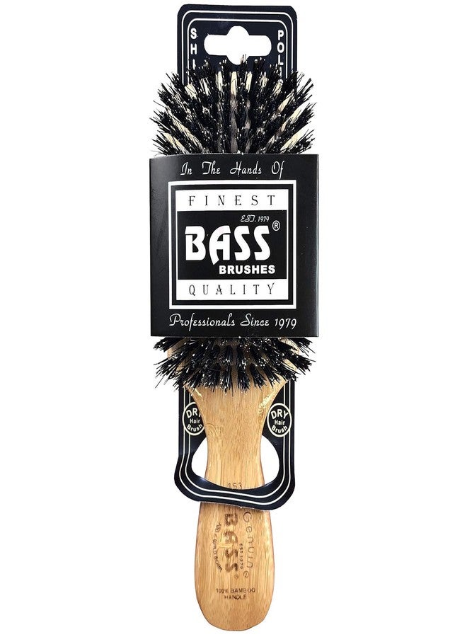 BASS 100% Pure Wild Boar Bristle Men's Brush - Light Wood Handle by Bass Brush - Image 3