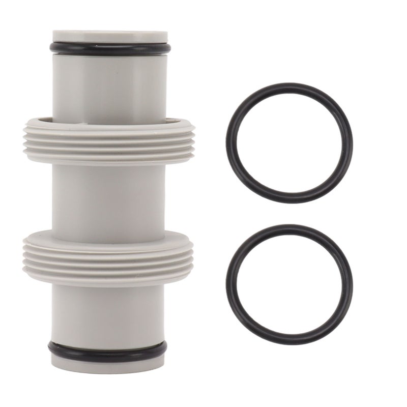 Pool Hose Adapter 1.5in to 1.5in Straight Joint Pool Hose Connector Pool Threaded Hose Connector For Intex - Image 1
