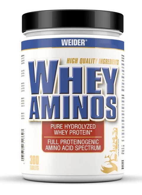 Weider Whey Aminos Hydrolyzed, 300 Tablets,