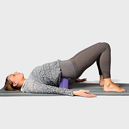 Hugger Mugger 4 in. Foam Yoga Block (Purple) - Image 4