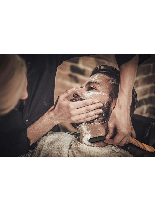 FACON 100 Blades + Facón Professional Vintage Straight Edge Barber Razor - Salon Quality Cut Throat Shavette - Image 3