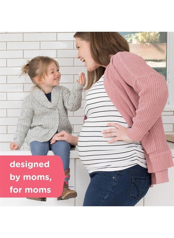 Mommy's Bliss لوشن البطن: لبشرة رطبة ومرنة ومرنة أثناء الحمل، يقلل من ظهور علامات التمدد مع زبدة الكاكاو، فيتامين E، الألوة، والزيوت الطبيعية، بدون رائحة، 8 أونصة سائلة