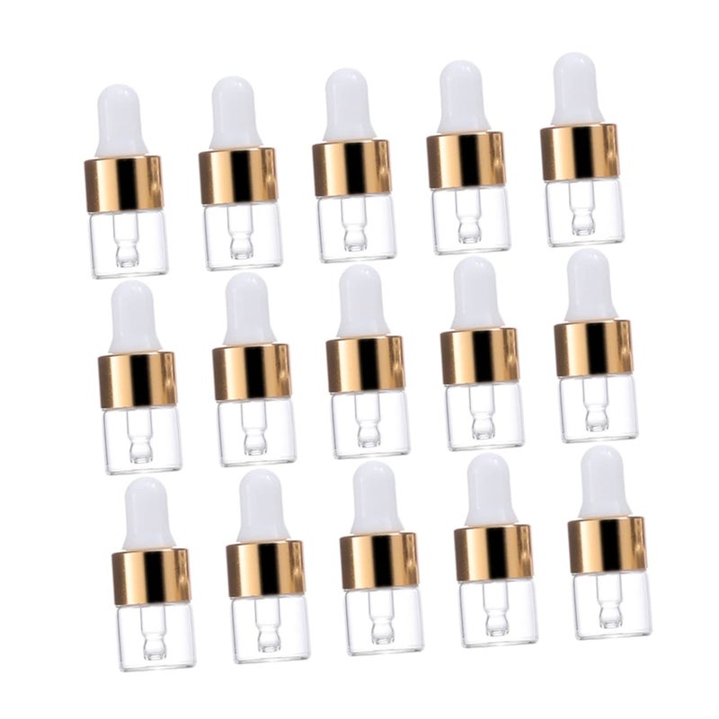 Multi Color 25pcs Glass Dropper Bottles Leak Proof Lid Refillable Reusable for Essential Oils Perfumes Travel - Image 2