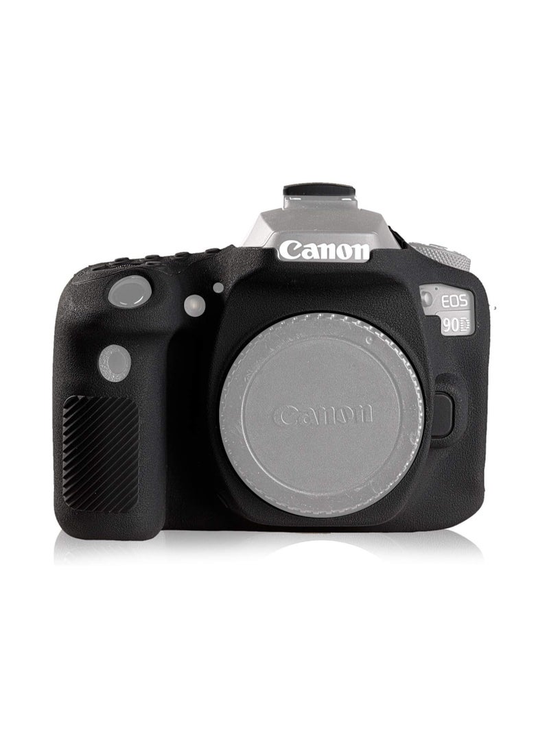General Canon EOS 90D Camera Bag - Silicone Protective DSLR Skin Cover, Removable Cage, Shockproof, Dustproof  - Image 1