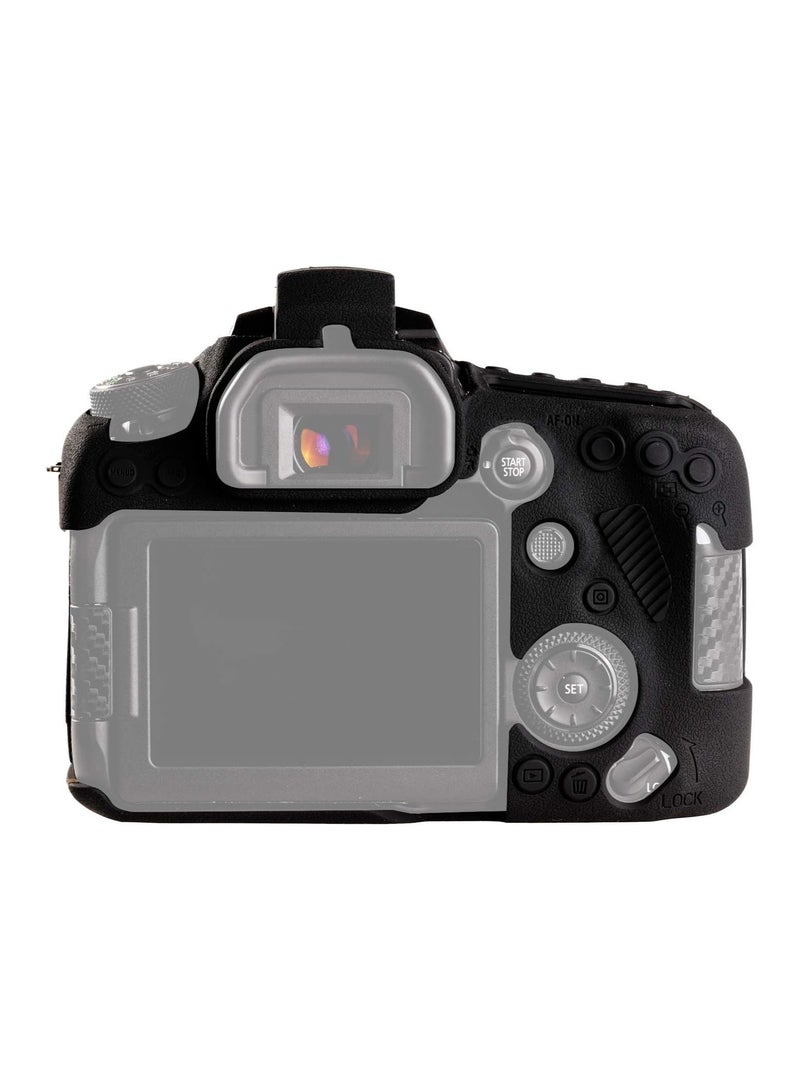 General Canon EOS 90D Camera Bag - Silicone Protective DSLR Skin Cover, Removable Cage, Shockproof, Dustproof  - Image 2