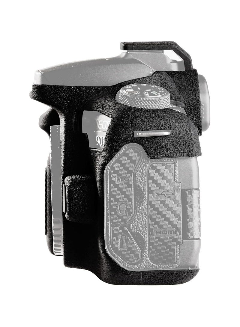 General Canon EOS 90D Camera Bag - Silicone Protective DSLR Skin Cover, Removable Cage, Shockproof, Dustproof  - Image 3