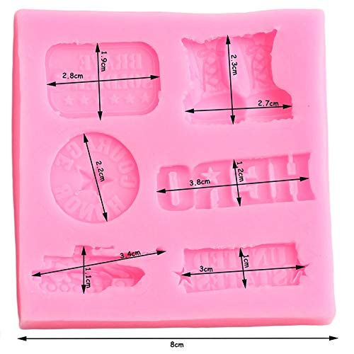 Cataliza Soldier Hero Army Tank Silicone Mold DIY Gum Paste Jelly Shots Crystal Desserts Soap Mould Cupcake Cake Topper Decoration Chocolate Handmade Ice Cream Candy Fondant Mold Ice Cube Pudding - Image 2