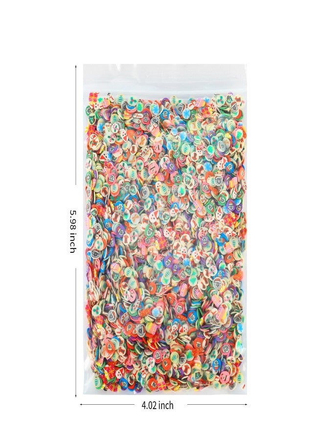 HOCIBES 5000PCS Nail Art Slices, Cute Design, 3D Polymer Clay, DIY Craft Slices (Christmas) - Image 5