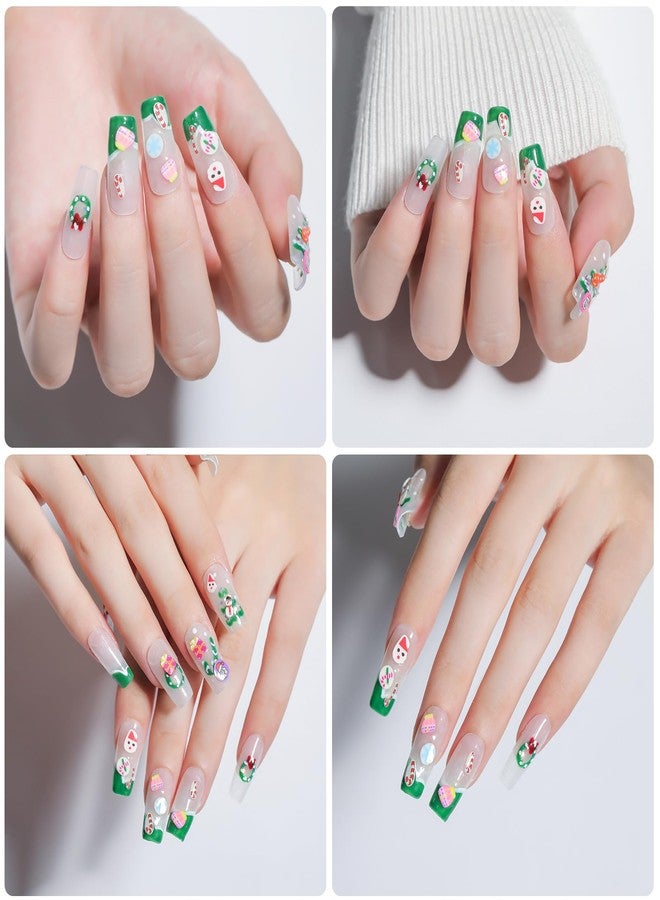 HOCIBES 5000PCS Nail Art Slices, Cute Design, 3D Polymer Clay, DIY Craft Slices (Christmas) - Image 3