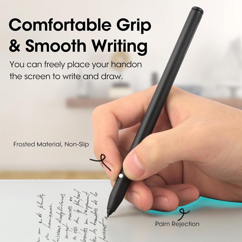 abasuto Magnetic Stylus for Remarkable 2 Pen with Eraser, EMR Digital Stylus for Remarkable Replacement Pen Marker Plus, Digital 2 Stylus Alternative Marker Plus for Wacom/Kindle Scribe/BOOX/EMR Devices - Image 4