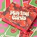 ban.do bando 2 Decks of Playing Cards 52Count Standard Card Deck with Case Cute Playing Cards in Decorative Storage Box Cherry Stripe - Image 4