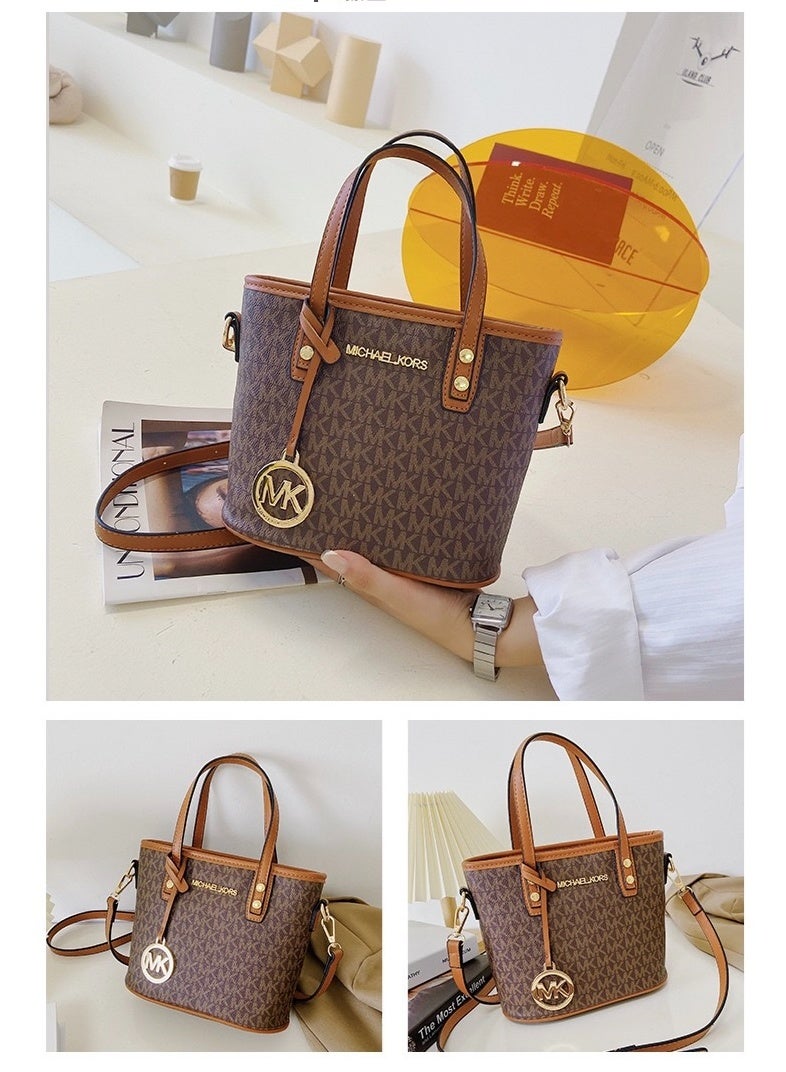 MK Classic Letter Tote Bag, Convertible to Crossbody - Image 4