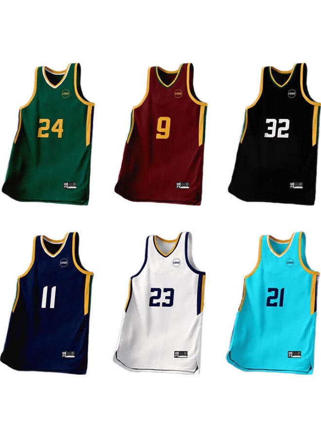 Pull Back Huili American Basketball Customized Sportswear Set, Team Jersey, Bulk Purchase, Printed Team Uniform, Hllqms603, Royal Blue, 2Xl - Image 2