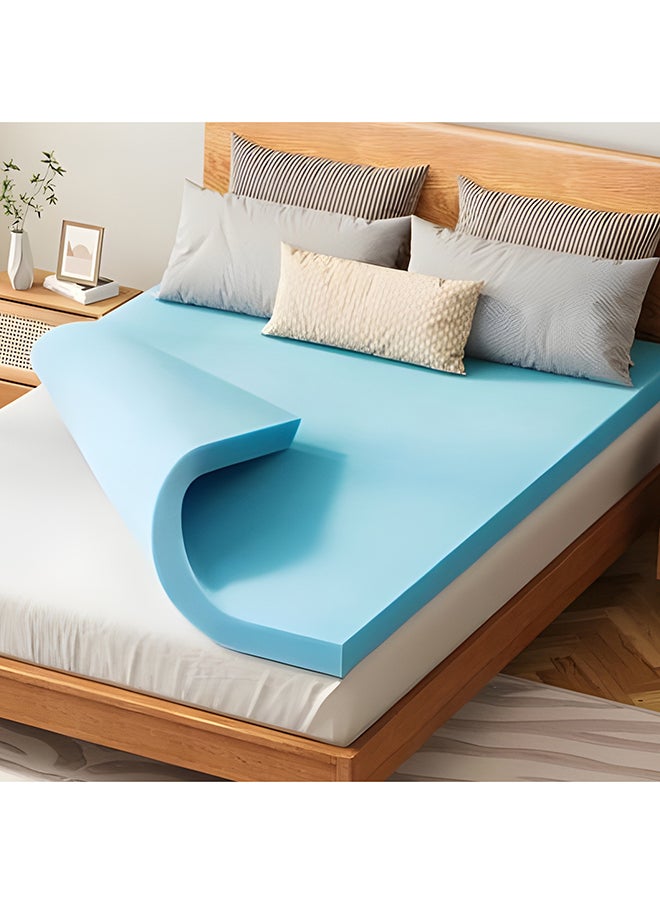 Hotel Linen Klub 2-Inch Gel-Infused Memory Foam Mattress Topper – High Density Memory Foam Bed Mattress, Cooling Comfort & Pressure Relief  - Image 1