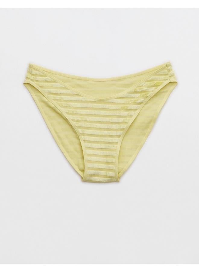 Aerie Striped High Leg Bikini Bottom  - Image 2