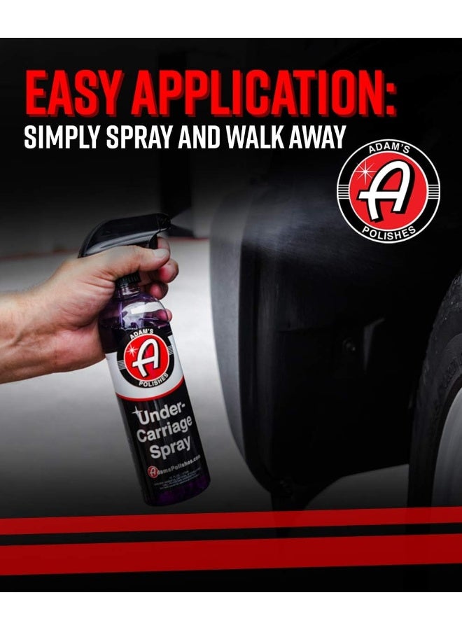 Sio2 Infused Invisible Undercarriage Dressing Spray For Car Detailing, Silica Infused For Premium Results, Works On Tires, Trim, Wheel Wells, Black Satin Finish (1 Gallon)
