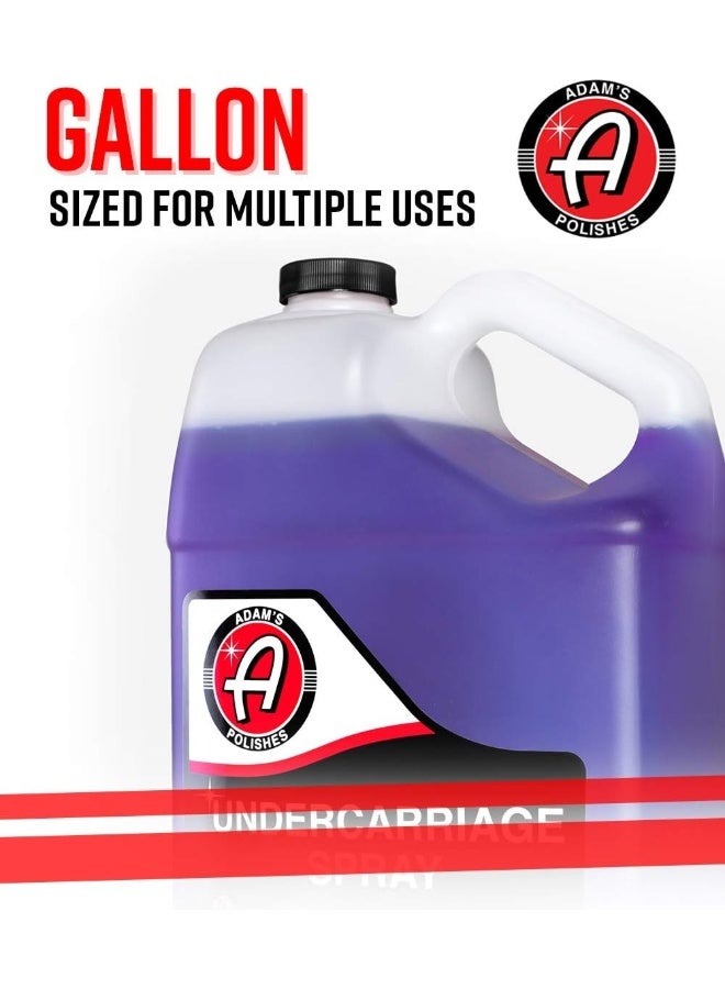Sio2 Infused Invisible Undercarriage Dressing Spray For Car Detailing, Silica Infused For Premium Results, Works On Tires, Trim, Wheel Wells, Black Satin Finish (1 Gallon)