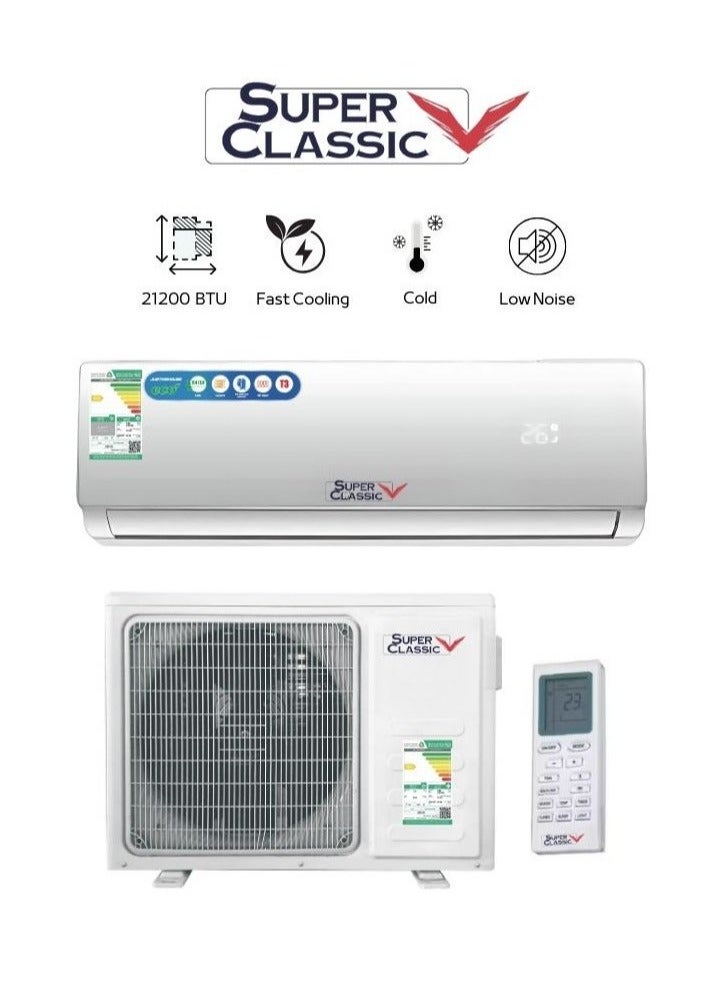 SUPER CLASSIC 21,200 BTU Split Air Conditioner Cooling Only - SCSP-24C - Image 1