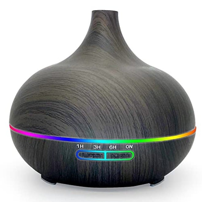 Sky-Touch Essential Oil Diffuser, 550ml with 4 Timer Settings - Cool Mist Humidifier for Bedroom/Home