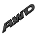 EmbRoom SunteeLong AWD Emblem 3D Metal Tailgate Side Sticker Badge Replacement For 4x4 All Wheel Drive SUV Off Road Black - Image 3