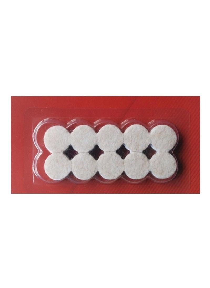 ACE Ace Heavy Duty Self Adhesive Felt Pad Pack 1.9cm 20Pcs 