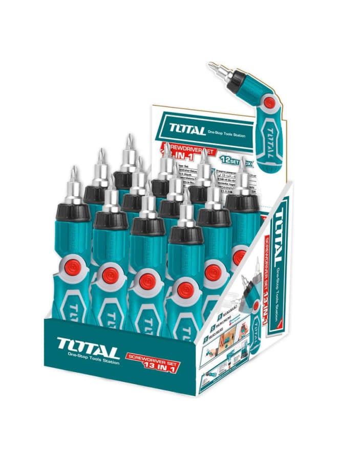 Total Tools 13*1 System Hand Screwdriver Total - Image 1
